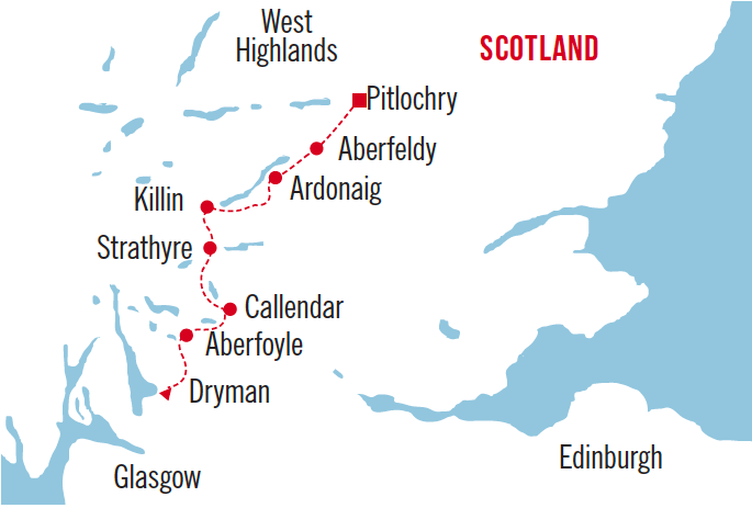 Rob Roy Way Map Trip